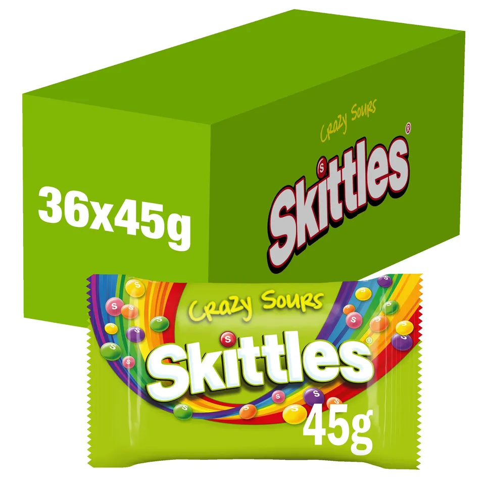 skittles-crazy-sours-bonbons-fruits-acidul-s-36x45g image 1