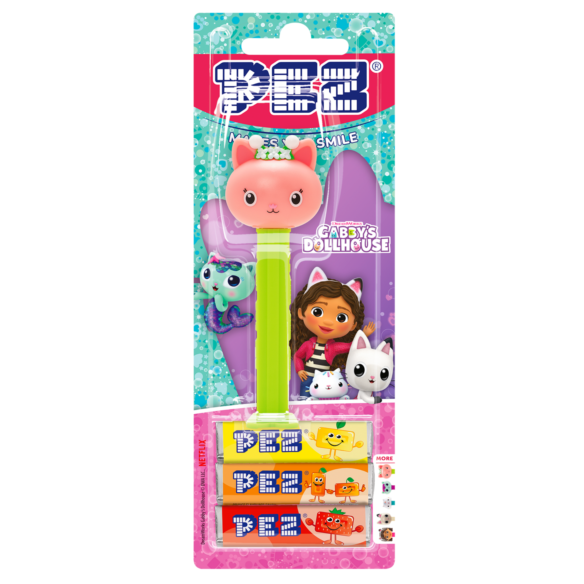 pez-dispensers-kitty-fairy-distributeur-bonbons-fruits-25-5g image 2