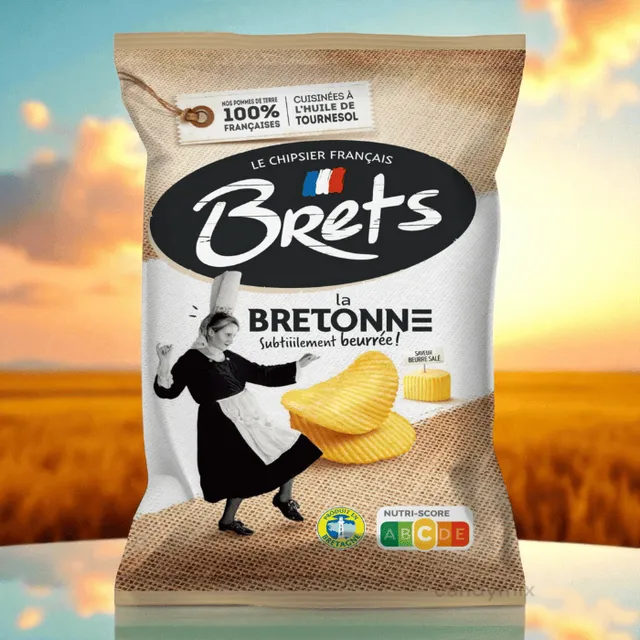 bret-s-la-bretonne-chips-beurre-sal-125g-ondul-es image 1