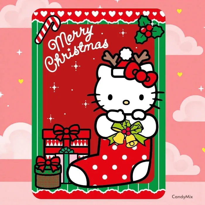 candymix-hello-kitty-plaid-no-l-polyester-140x100cm image 1