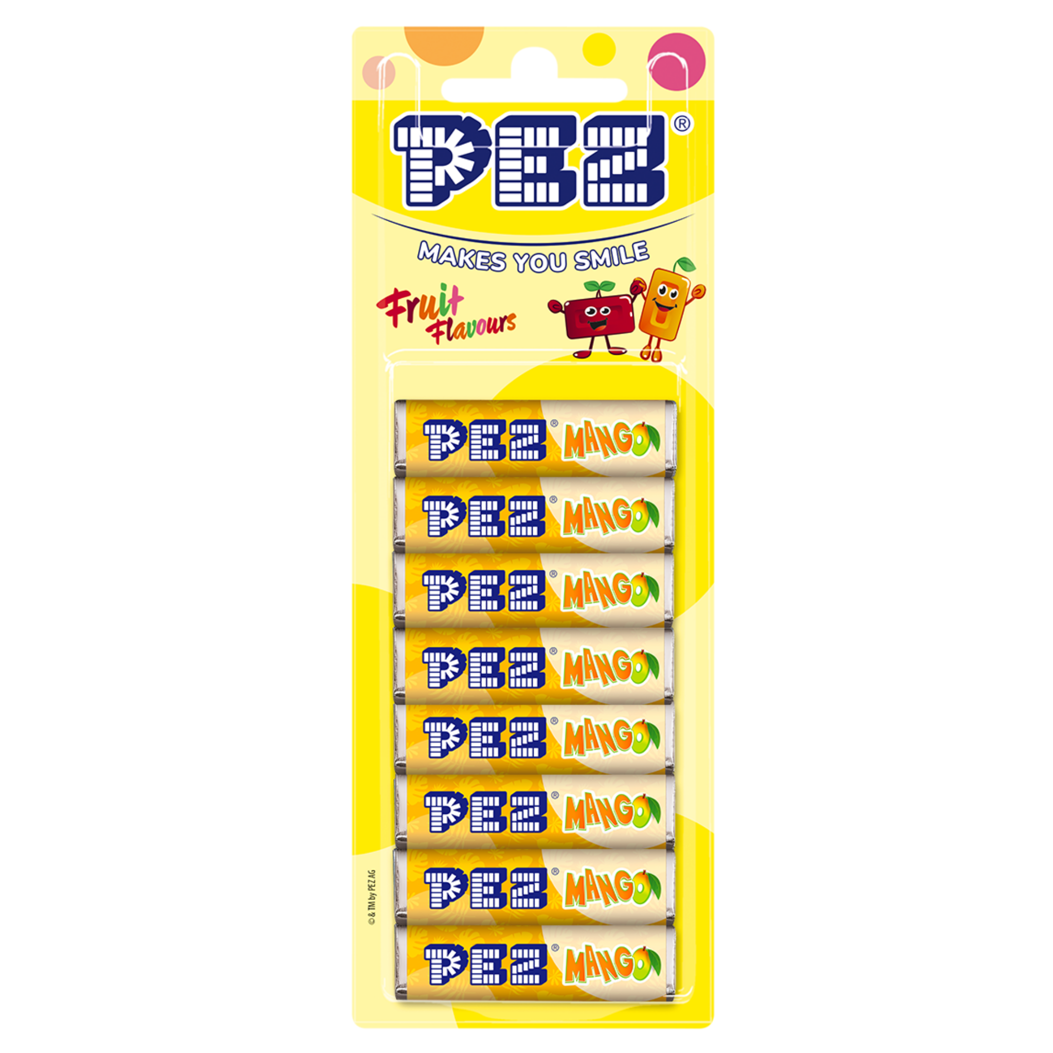 pez-candies-mango-bonbons-recharge-mangue-8-x-8-5g image 1