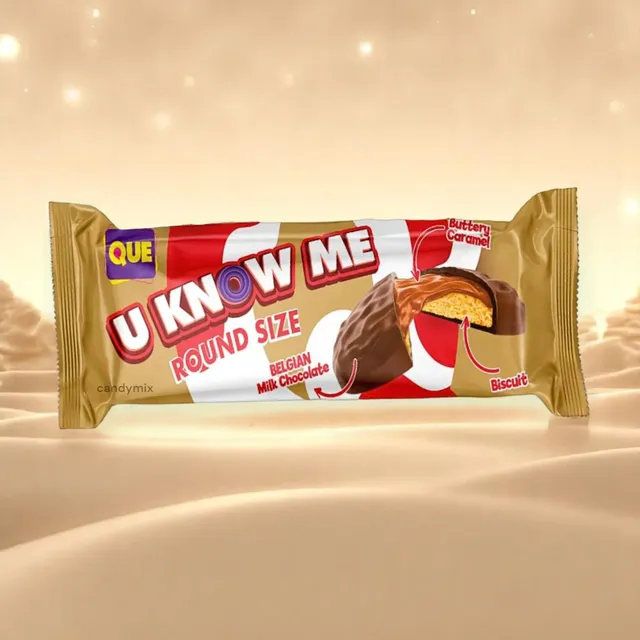 u-know-me-caramel-chocolat-au-lait-biscuit-fourr-125g image 1