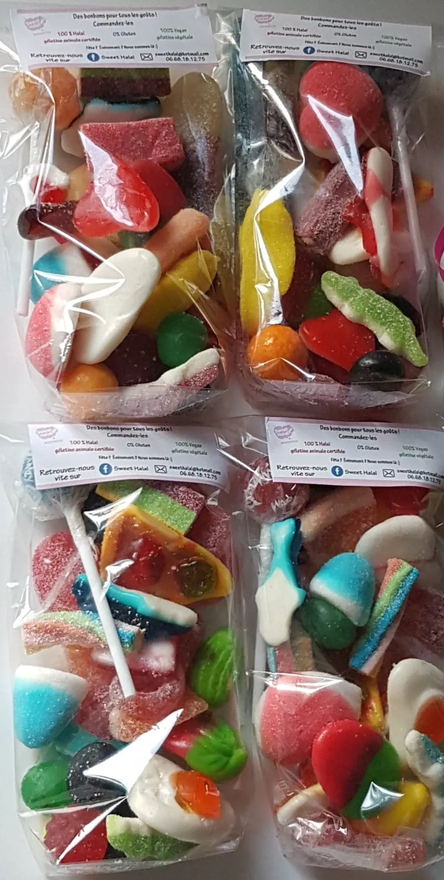 sweet-halal-mix-sachet-bonbons-avec-sucette-assortiment image 1