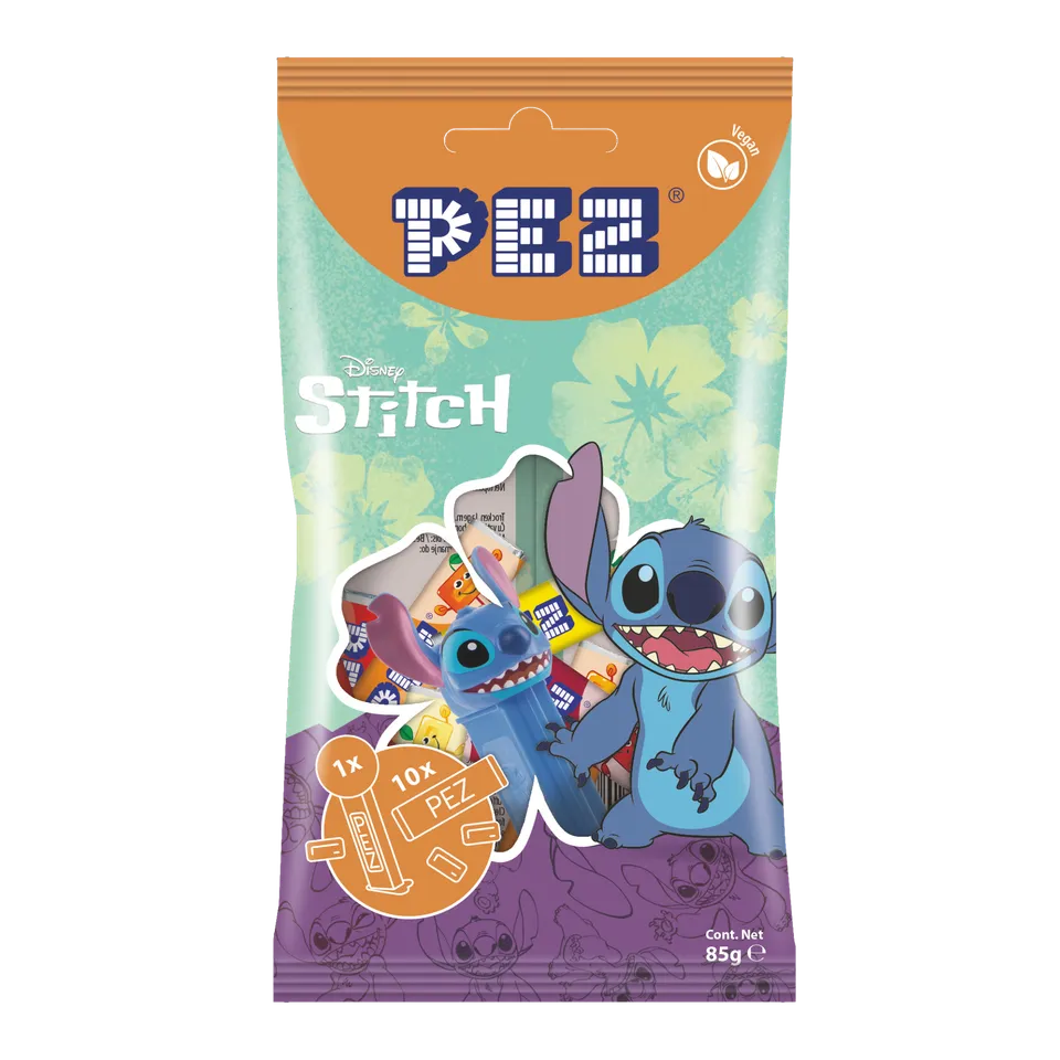 pez-bag-stitch-sachet-distributeur-10-bonbons-fruits-85-g image 1