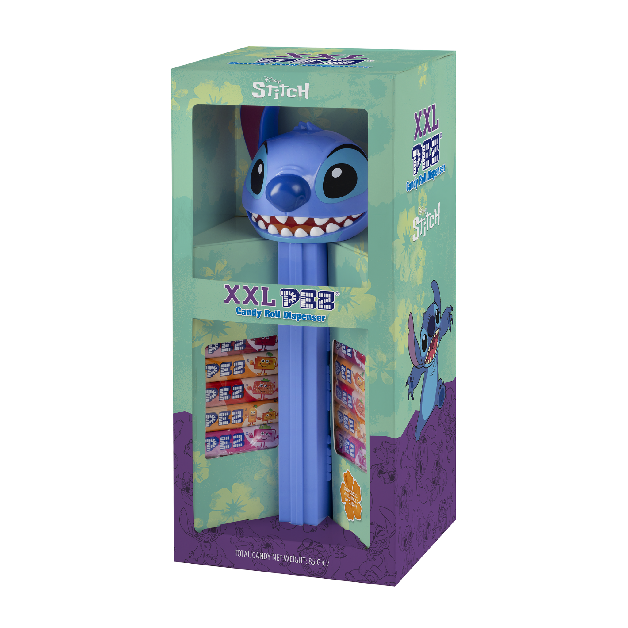pez-dispensers-xxl-stitch-distributeur-g-ant-10-bonbons-fruits image 1