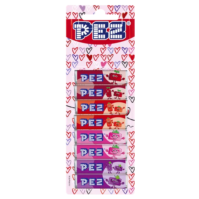 pez-love-mix-recharges-bonbons-fruits-8x8-5g image 1