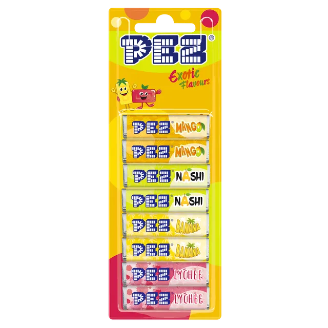 pez-pez-candies-exotic-flavours-bonbons-8-x-8-5g image 1