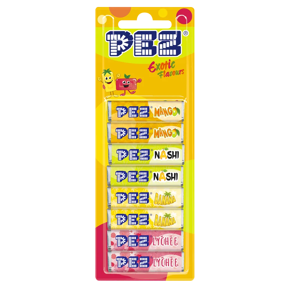 pez-pez-candies-exotic-flavours-bonbons-8-x-8-5g image 1