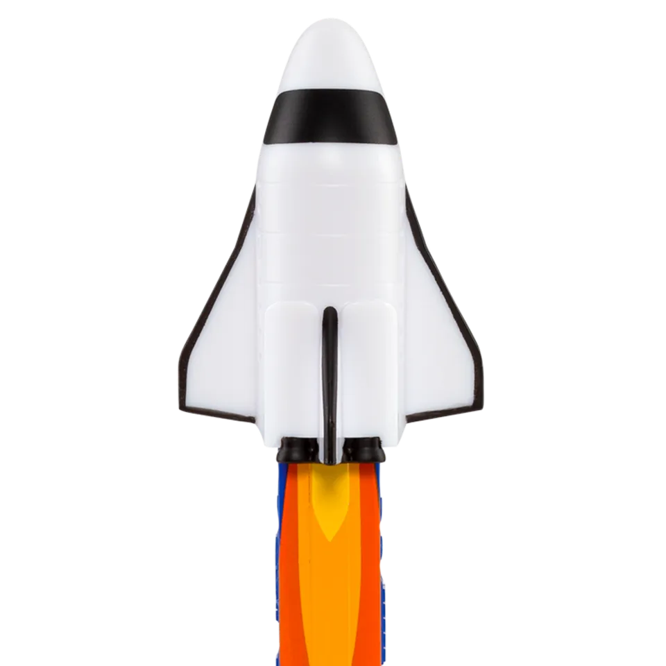 pez-dispensers-space-shuttle-distributeur-bonbons-citron-orange-fraise-25-5g image 1