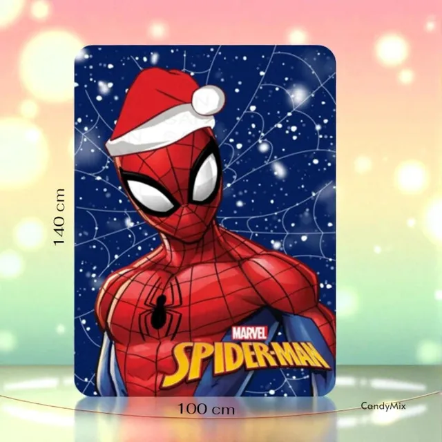 spider-man-plaid-couverture-polyester-140x100cm-douce image 1