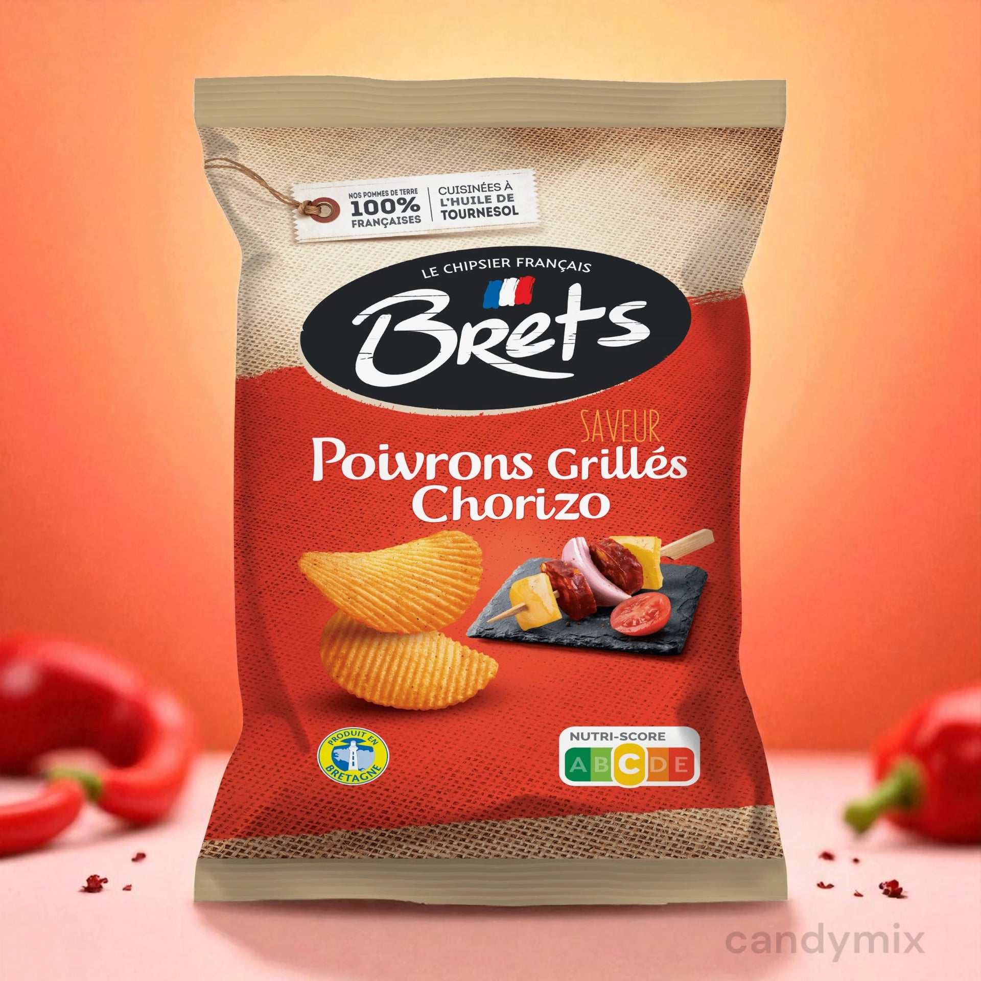 bret-s-pimiento-choricero-chips-chorizo-piment-125g image 1