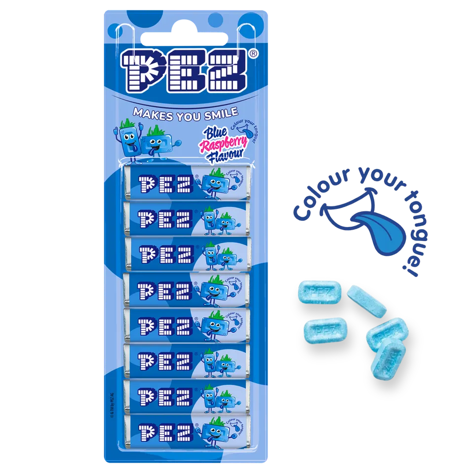 pez-candies-blue-raspberry-recharges-bonbons-framboise-68g image 1