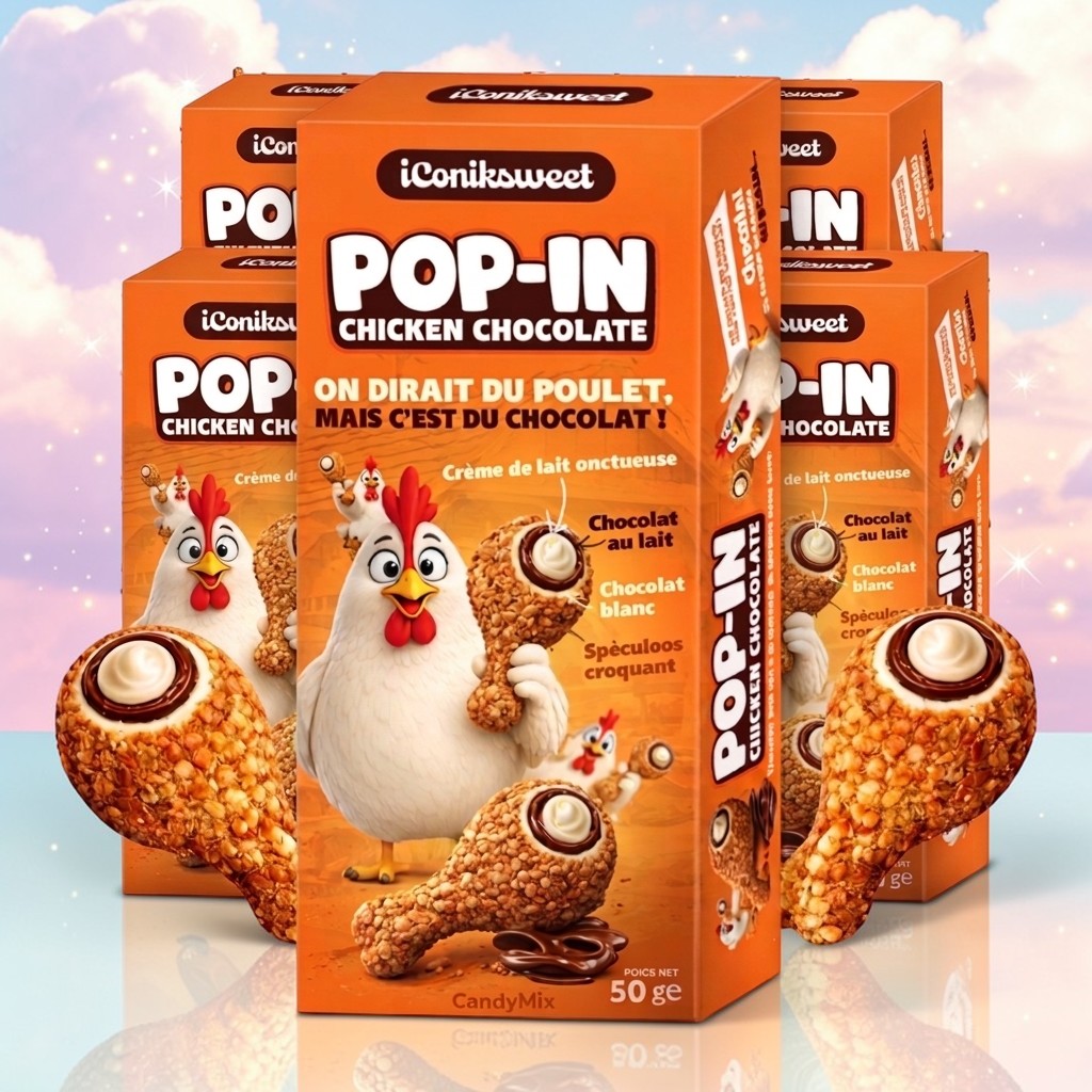 pop-in-chicken-chocolate-poulet-trompe-l-oeil-50g image 2