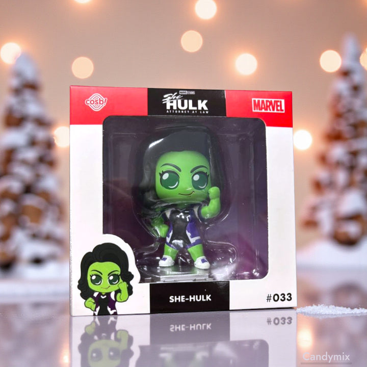 marvel-cosbaby-she-hulk-mini-figurine-collection image 1