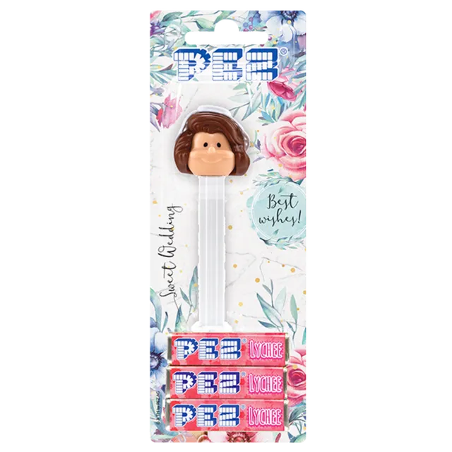 pez-dispensers-bride-distributeur-bonbons-litchi-25-5g image 1