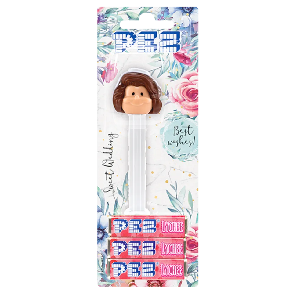 pez-dispensers-bride-distributeur-bonbons-litchi-25-5g image 1