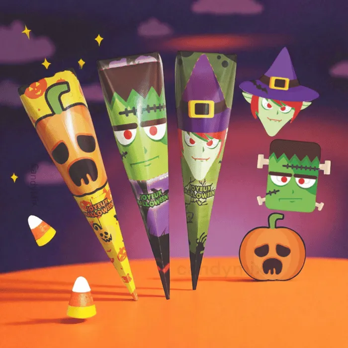 candymix-halloween-box-cone-mix-bonbons-15g-effrayants image 1