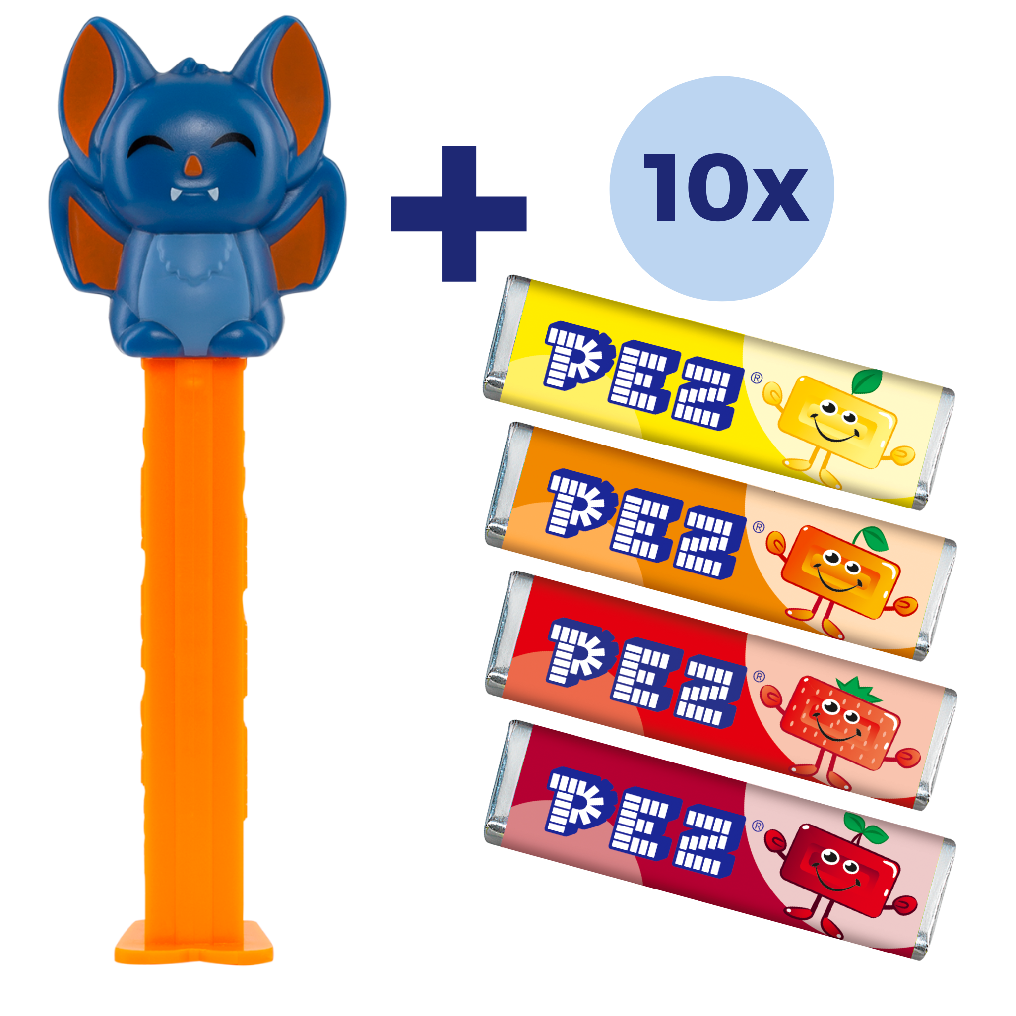 pez-pez-candies-bag-halloween-sachet-10-recharges-fruits-85g image 2