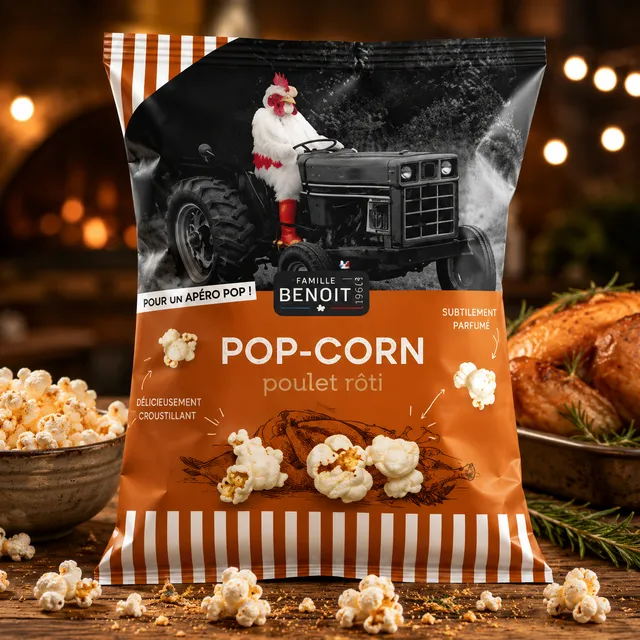 famille-benoit-popcorn-myrtille-snack-sucr-vegan-80g image 1
