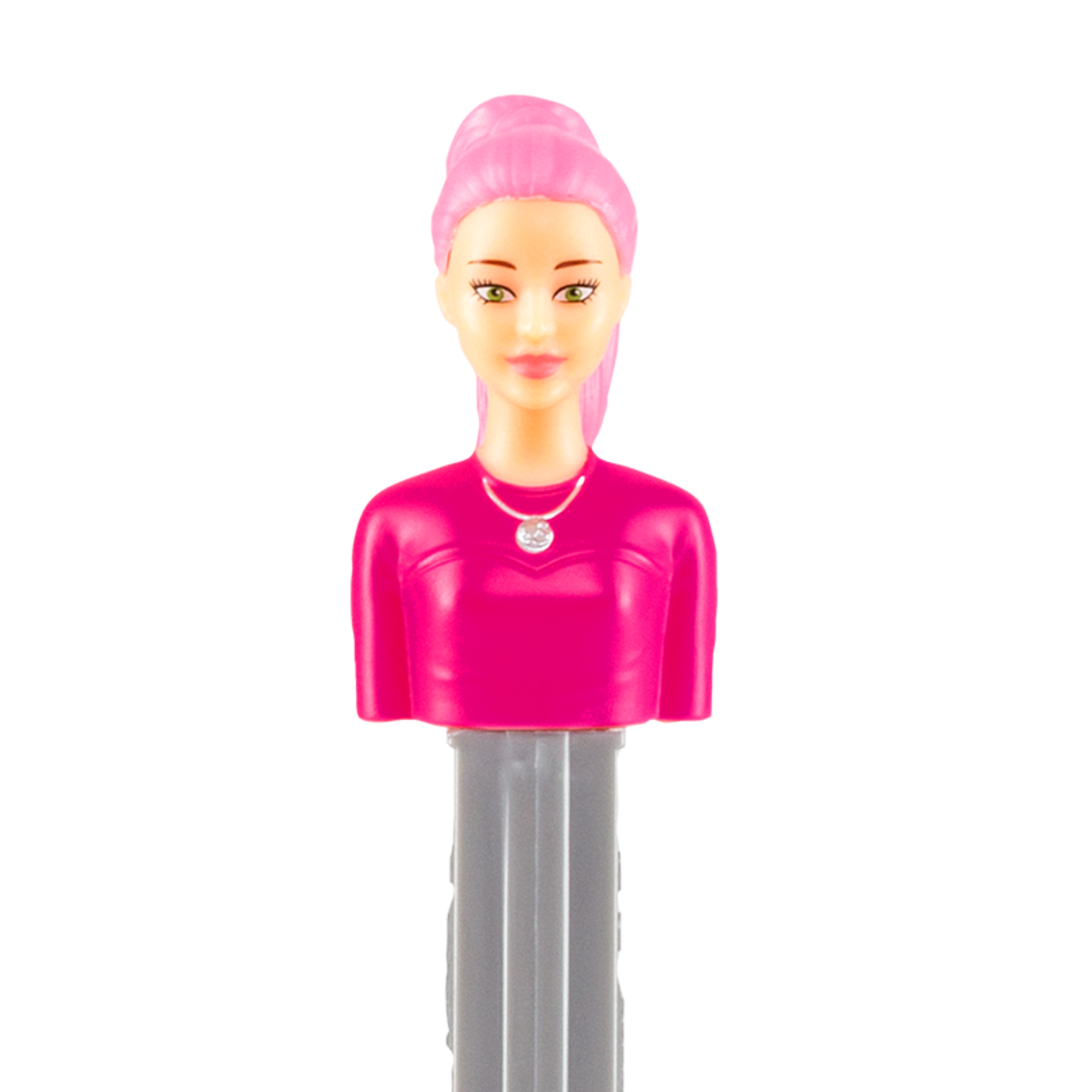 pez-barbie-queue-de-cheval-rose-distributeur-de-bonbons-3-recharges image 1