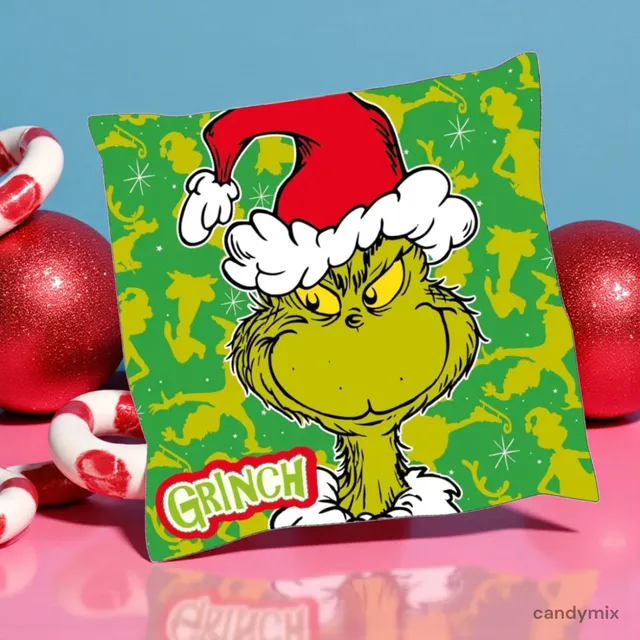 candymix-compose-ton-mix-coussin-grinch-coussin-d-coratif-38cm image 1