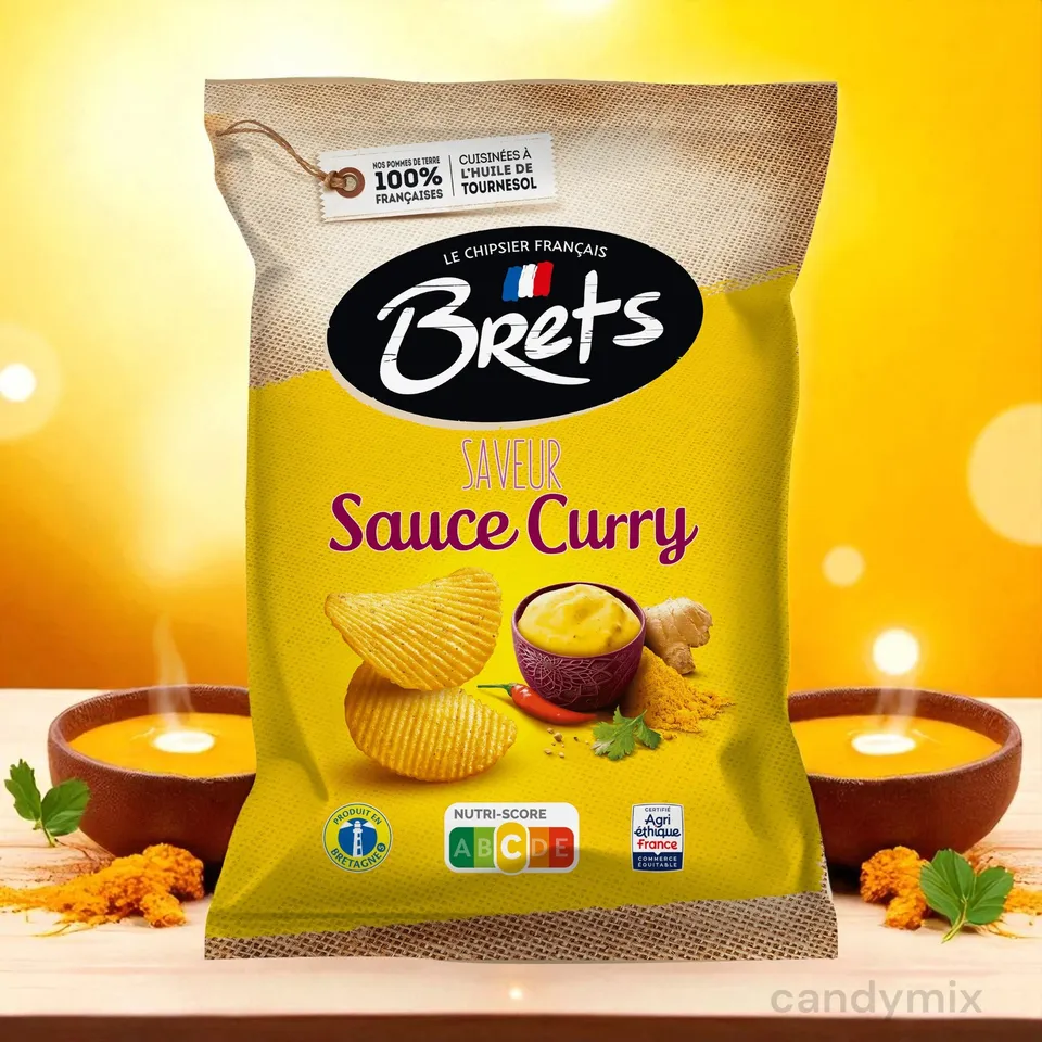 bret-s-chips-sauce-curry-125g-sans-gluten image 1