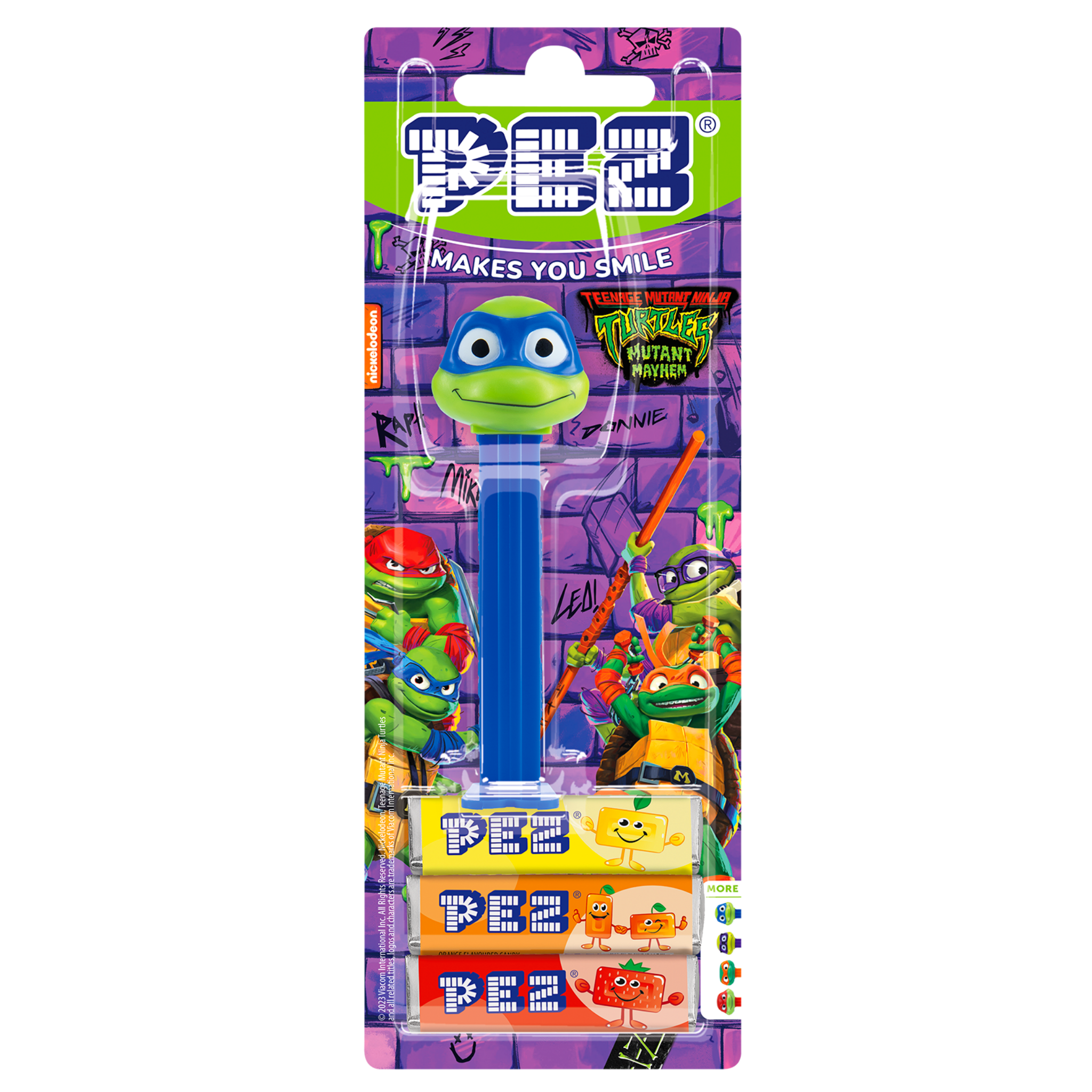 pez-dispensers-leonardo-distributeur-bonbons-3-recharges-fruits image 2