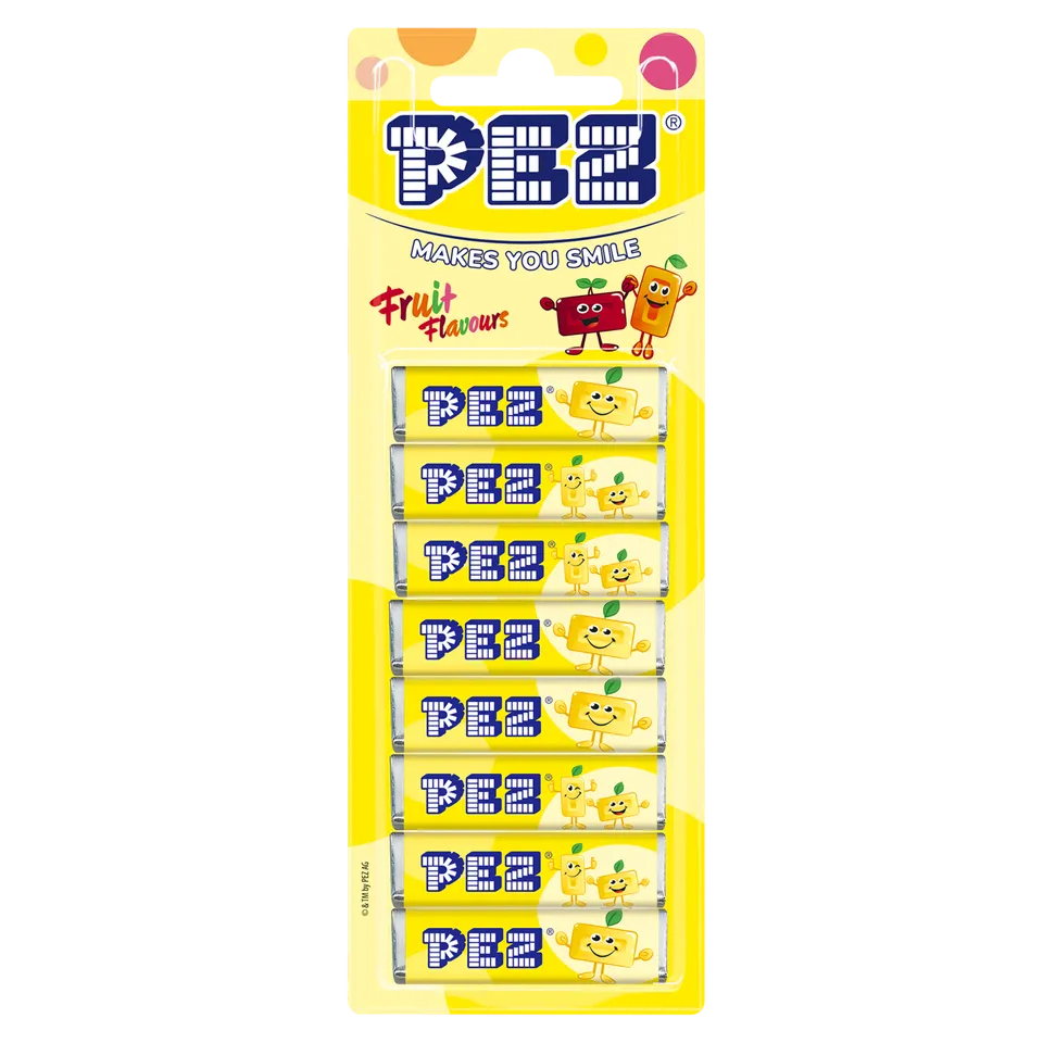 pez-candies-lemon-bonbons-citron-8-pcs-68g image 1