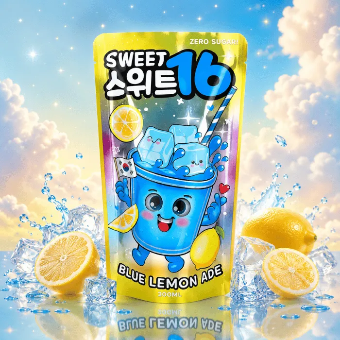sweet-16-blue-lemonade-boisson-citron-sans-sucre-200ml image 1