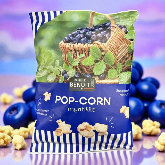 famille-benoit-pop-corn-myrtille-snack-caram-lis-80g image 1