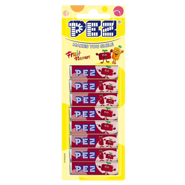 pez-pez-candies-cherry-pastilles-recharge-8x8-5g-68g image 1