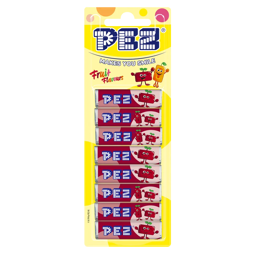 pez-pez-candies-cherry-pastilles-recharge-8x8-5g-68g image 1