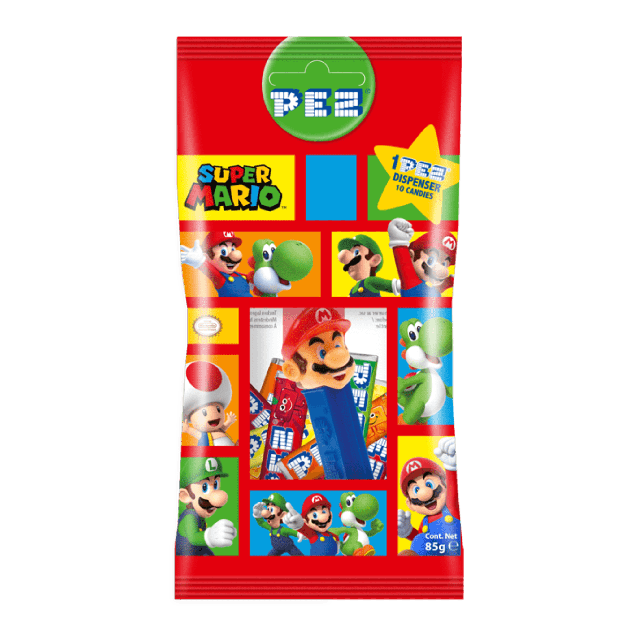 pez-candies-nintendo-bonbons-distributeur-mario-85-g image 1