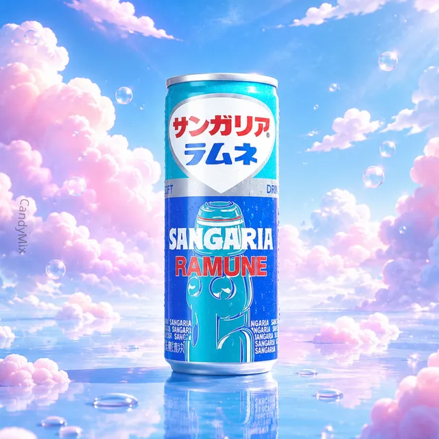 sangaria-ramune-soda-japonais-bille-verre-200ml image 1
