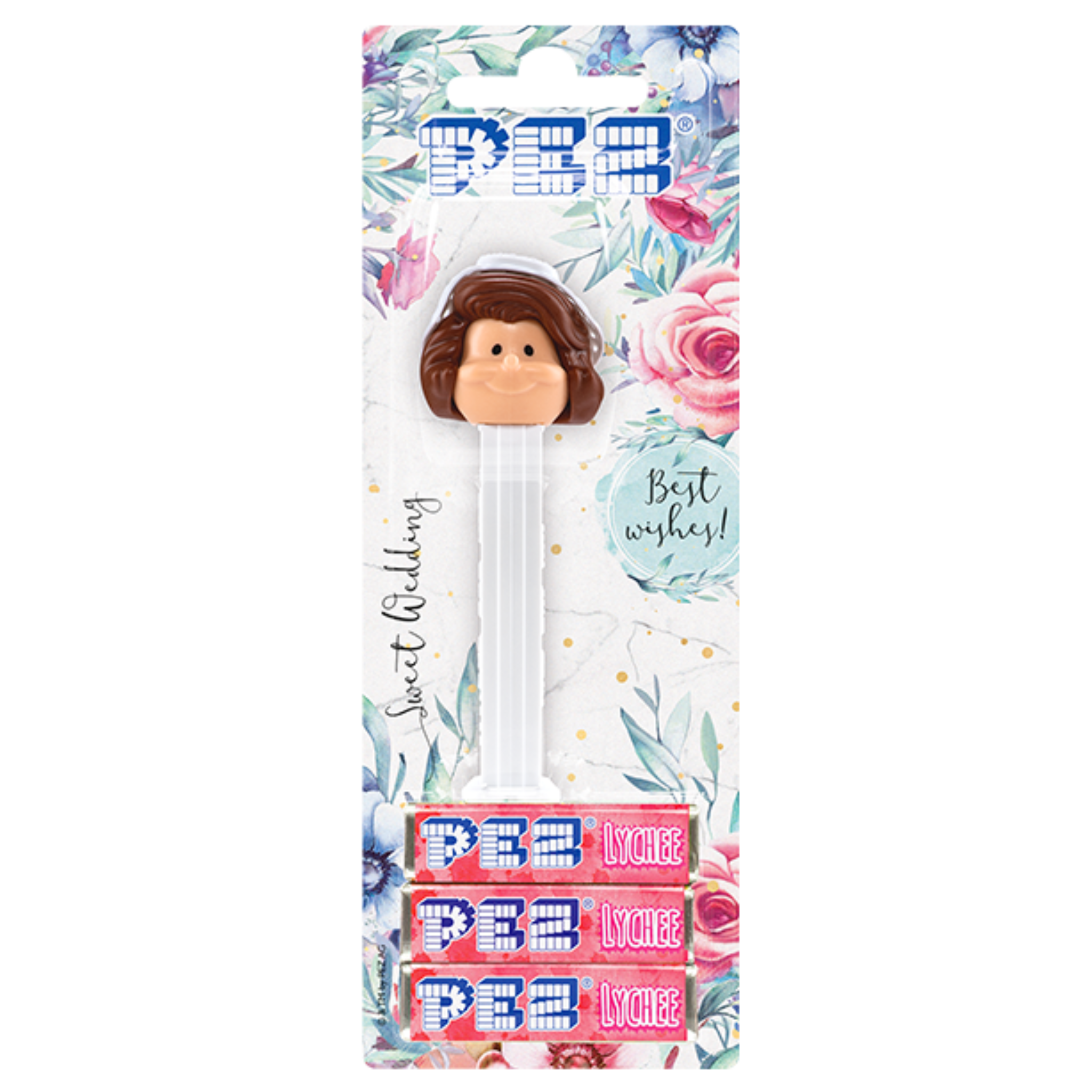 pez-dispensers-bride-distributeur-bonbons-litchi-25-5g image 1