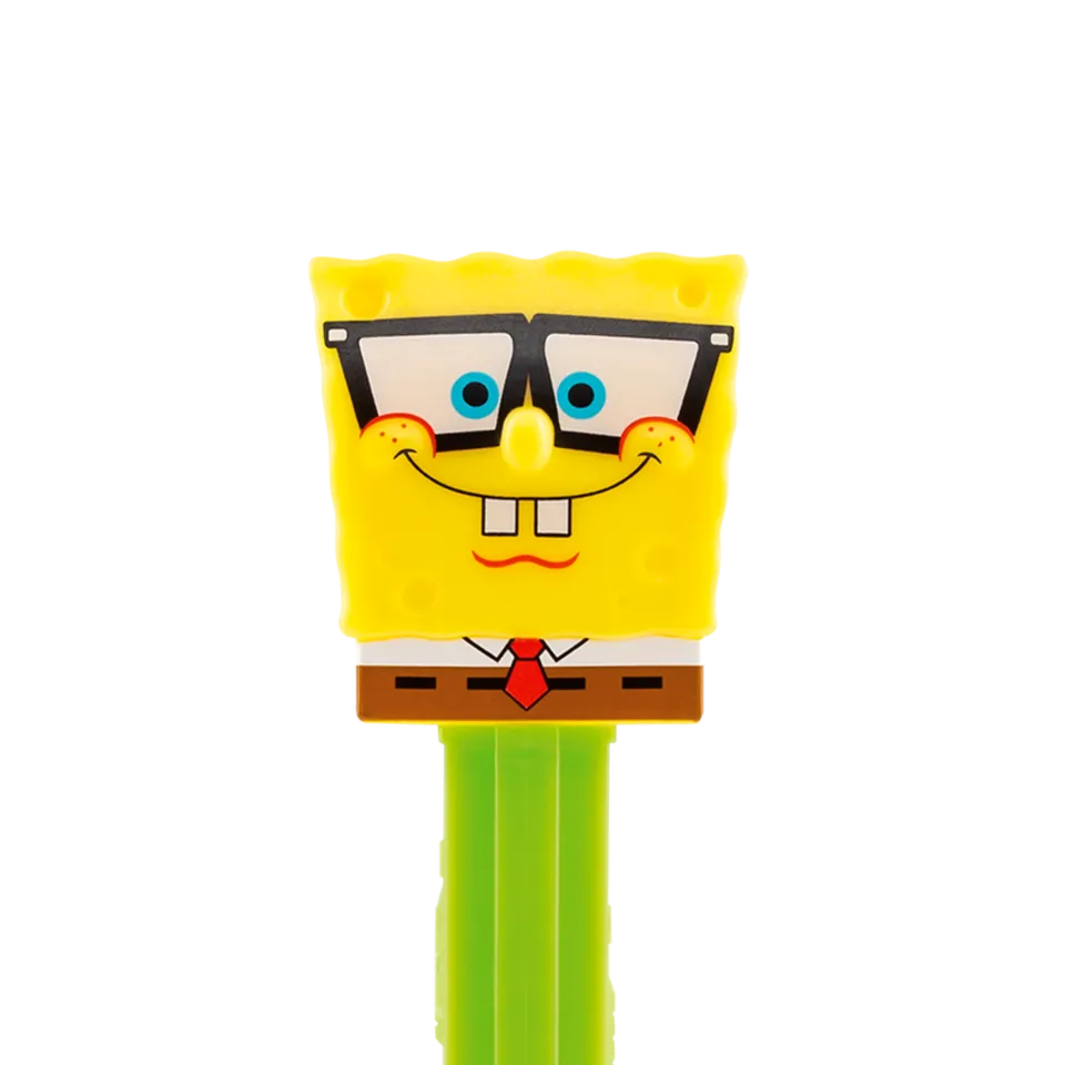 pez-dispensers-spongebob-nerdy-distributeur-bonbons-25-5g image 1