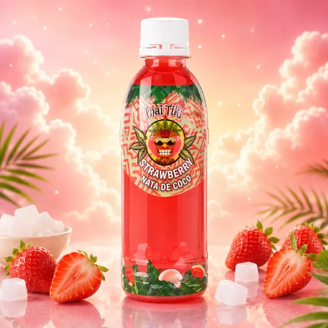 thai-tiki-fraise-boisson-nata-de-coco-300ml image 1