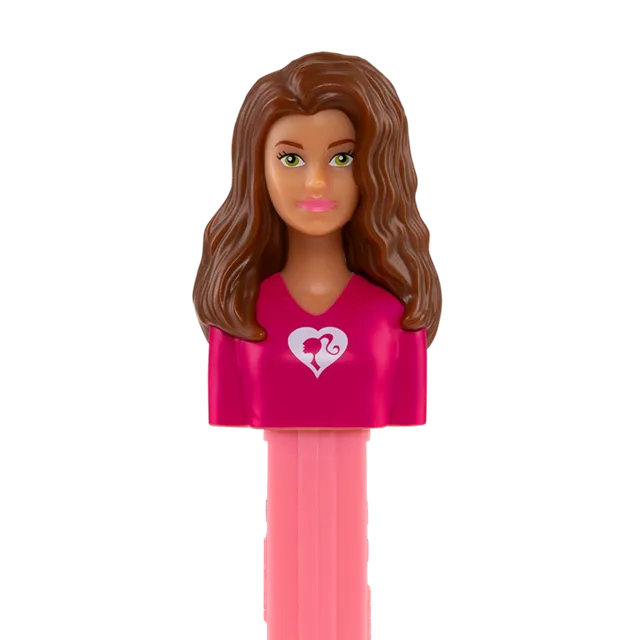 pez-dispensers-barbie-distributeur-bonbons-cheveux-bruns image 1
