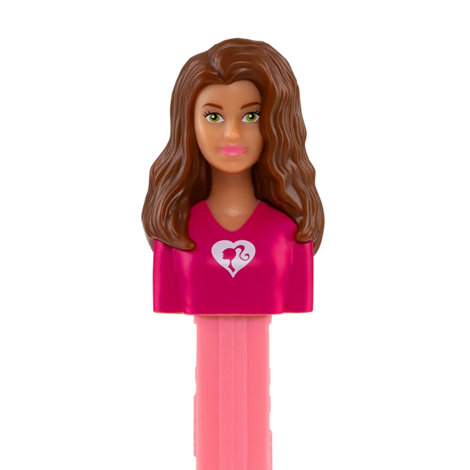 pez-dispensers-barbie-distributeur-bonbons-cheveux-bruns image 1