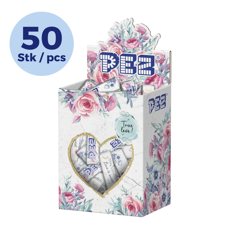 pez-candies-love-is-sweet-bonbons-coffret-mariage-50-pcs image 1