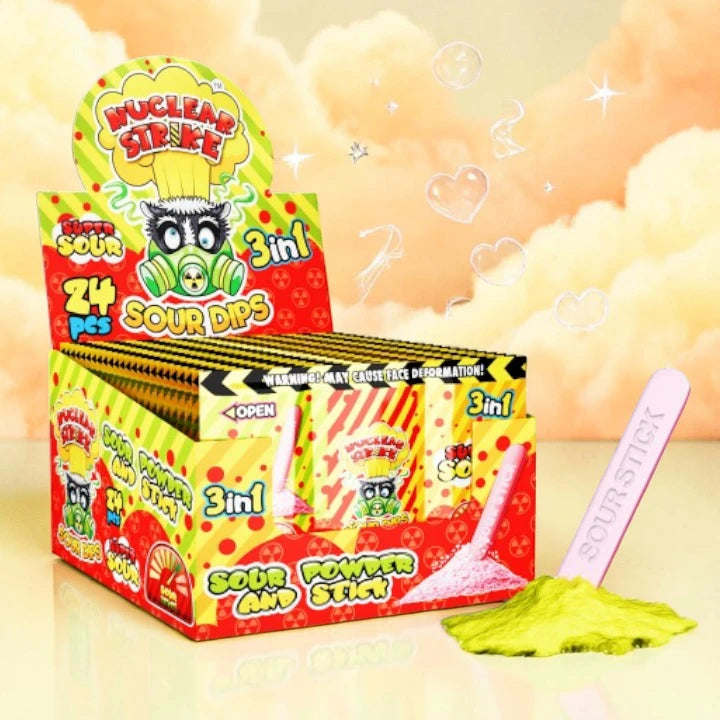 nuclear-strike-sour-dips-sucette-poudre-acide-18g image 1