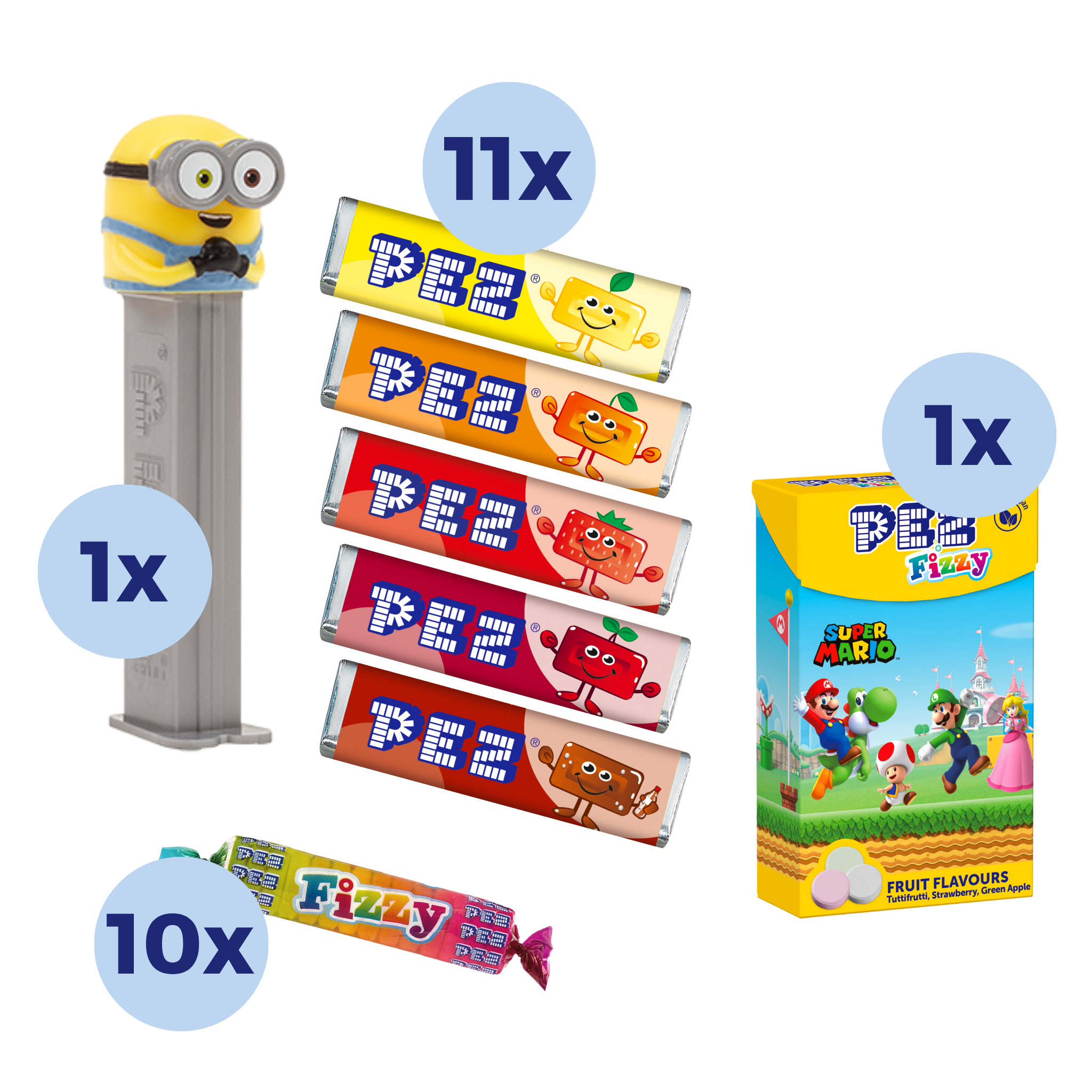 pez-candies-minions-sachet-bonbons-fruits-cola-183-5g image 2