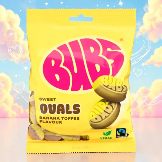 bubs-goody-ovals-bonbon-banane-caramel-90g-vegan image 1