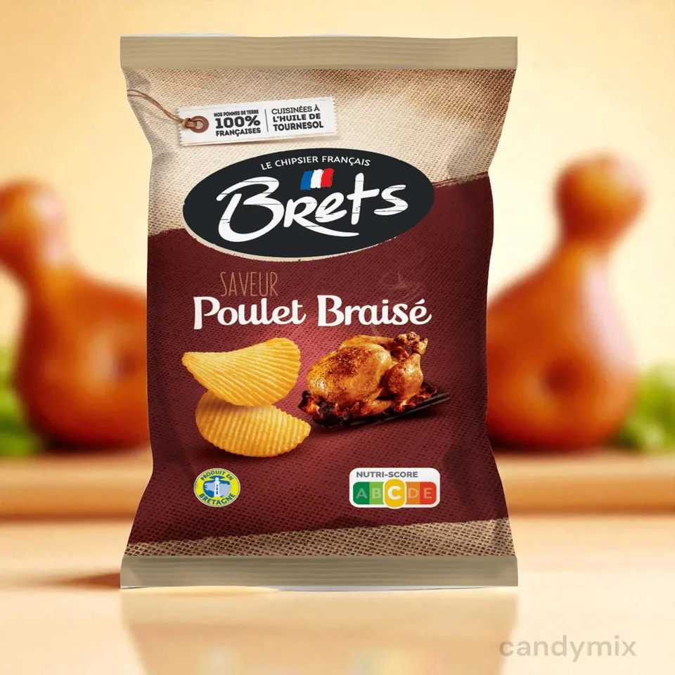 bret-s-poulet-brais-chips-125-g-saveur-r-tie image 1