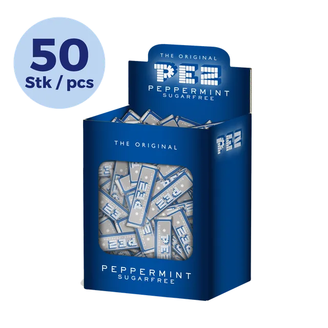 pez-candies-peppermint-bonbons-menthe-50-pi-ces image 1