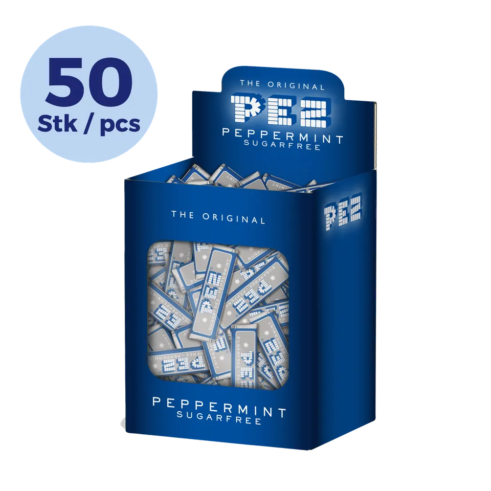 pez-candies-peppermint-bonbons-menthe-50-pi-ces image 1