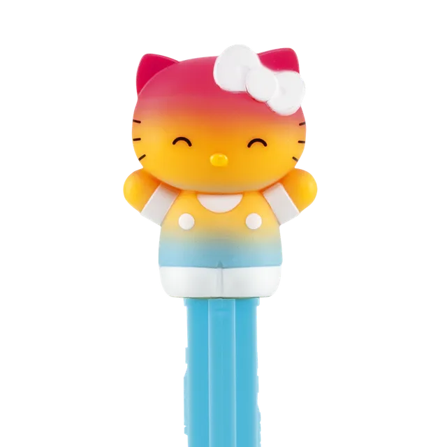 pez-pez-dispensers-rainbow-kitty-distributeur-citron-fraise-25-5g image 1