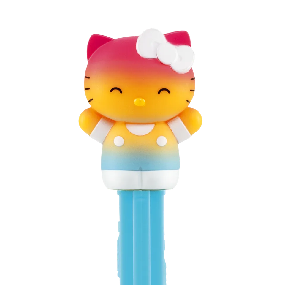 pez-pez-dispensers-rainbow-kitty-distributeur-citron-fraise-25-5g image 1
