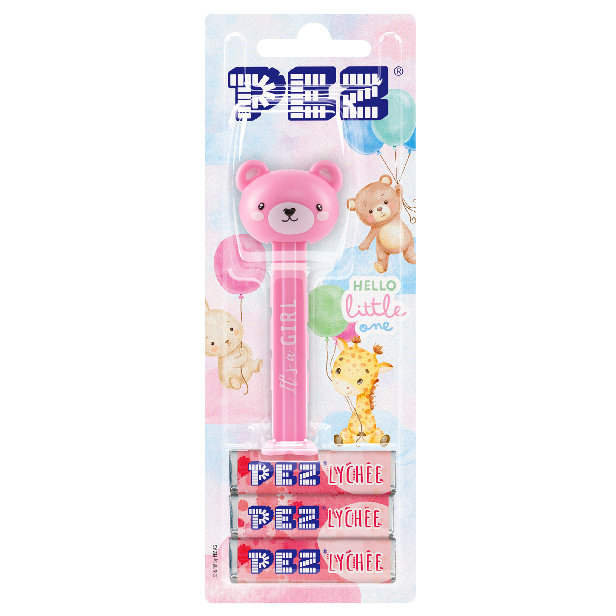 pez-pez-dispensers-it-s-a-girl-distributeur-litchi-25-5g image 2