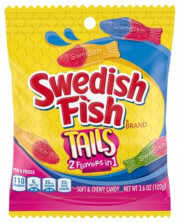 swedish-fish-tails-bonbon-fruit-102g-poisson image 2